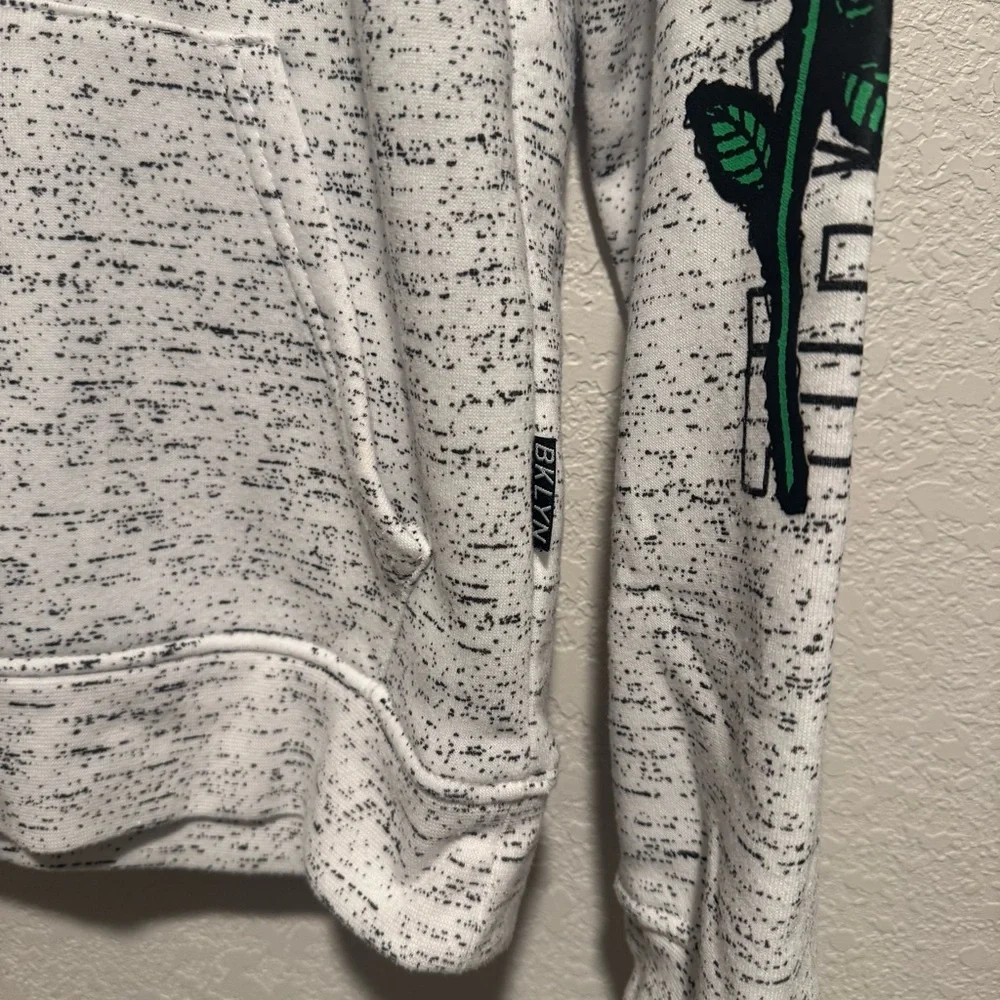 Brooklyn Cloth Cozy Thank You Rose Hoodie - Picture 7 of 7